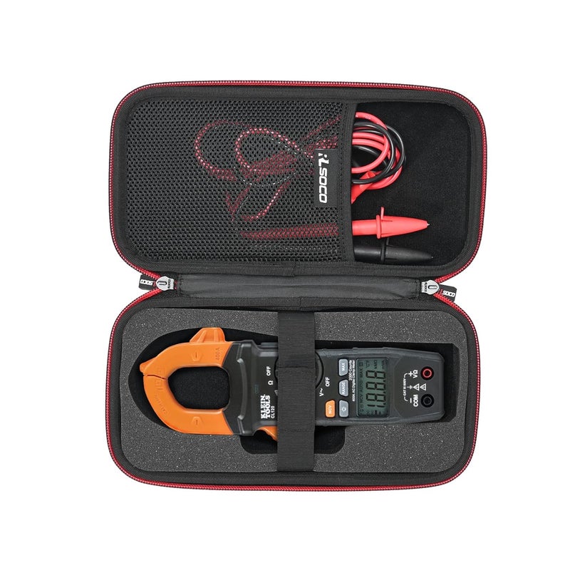 RLSOCO Hard Case for Klein Tools CL390/CL120/CL490/CL320/CL220/CL110/CL310/CL330/CL380 Digital Clamp Meter (Case Only) - Image 1